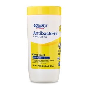 Equate Antibacterial Hand Wipes, Citrus Scent, 40 Wipes, Compare to Wet Ones® Antibacterial Hand Wipes - Image 10