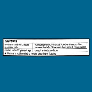 Equate Antiseptic Mouthwash, Blue Mint, 50.7 fl oz, 2 Pack - Image 4