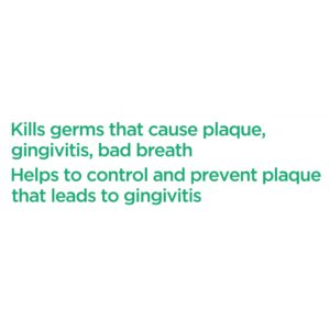 Equate Green Mint Antiseptic Mouthwash for Bad Breath & Plaque Oral Care, 1.5L, Compare to Listerine® Freshburst® Active Ingredients - Image 3