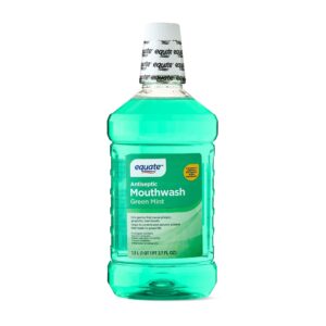 Equate Green Mint Antiseptic Mouthwash for Bad Breath & Plaque Oral Care, 1.5L, Compare to Listerine® Freshburst® Active Ingredients - Image 10