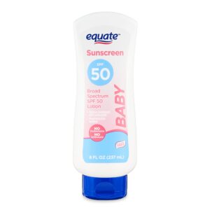 Equate Baby Broad Spectrum Sunscreen Lotion, SPF 50, 8 fl oz - Image 11