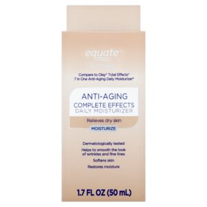 Equate Anti-Aging Complete Effects Daily Moisturizer for Face Care to Smooth & Soften Skin, 1.7 fl oz, Compare to Olay® Total Effects® 7 in One Anti-Aging Daily Moisturizer - Image 4