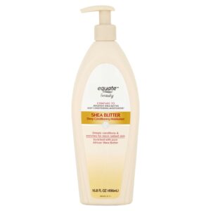 Equate Shea Butter Deep Conditioning Moisturizer Lotion, 16.8 oz, Compare to Jergens® Shea Butter Deep Conditioning Moisturizer