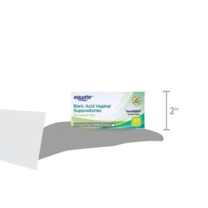 Equate Boric Acid Vaginal Suppositories for Vaginal Odor, 30 Count, Compare to pH-D® Feminine Health Boric Acid Suppositories - Image 7