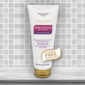 Equate Crepe Smoothing Body Lotion Therapy for Normal to Dry Skin, 8 oz, Compare to Gold Bond® Age Renew™ Crepe Corrector Body Lotion - Image 6