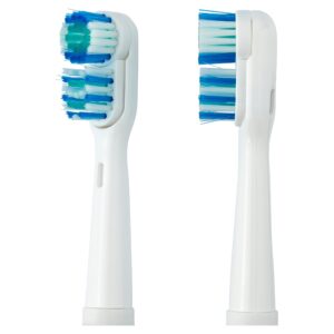 Equate Advanced Dual Action Battery Powered Toothbrush with Replacement Toothbrush Head, Soft Bristles, Color May Vary (1 Brush, 2 Brush Heads, 2 AA Batteries) - Image 7