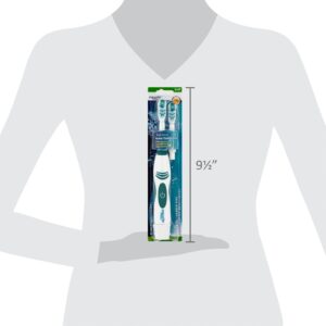 Equate Advanced Dual Action Battery Powered Toothbrush with Replacement Toothbrush Head, Soft Bristles, Color May Vary (1 Brush, 2 Brush Heads, 2 AA Batteries) - Image 13