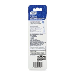 Equate EasyFlex Flossing Replacement Brush Heads for Most Oral-B® Power Toothbrushes, White (2 Count), Compare to Oral-B® Floss Action® - Image 7