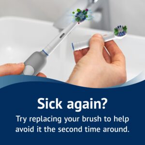 Equate EasyFlex Flossing Replacement Toothbrush Heads with Bacteria Defense Bristles, 8 Count