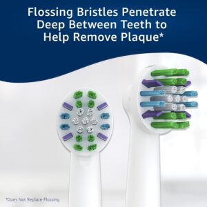 Equate EasyFlex Flossing Replacement Toothbrush Heads with Bacteria Defense Bristles, 8 Count