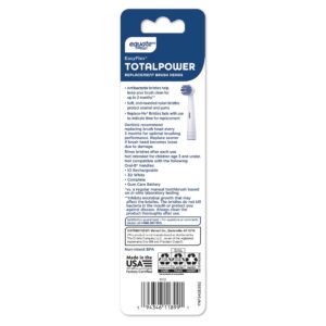 Equate EasyFlex Total Power Replacement Brush Heads for Most Oral-B® Power Toothbrushes, White (2 Count), Compare to Oral-B® Precision Clean® - Image 8
