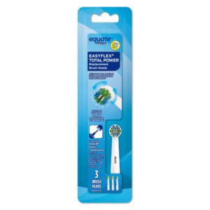 Equate EasyFlex Total Power Replacement Brush Heads for Most Oral-B® Power Toothbrushes, White (2 Count), Compare to Oral-B® Precision Clean® - Image 11