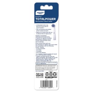 Equate EasyFlex Total Power Replacement Brush Heads for Most Oral-B® Power Toothbrushes, White (2 Count), Compare to Oral-B® Precision Clean® - Image 19