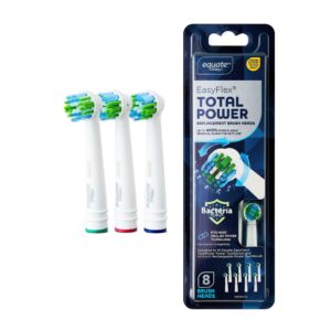 Equate EasyFlex Total Power Replacement Brush Heads for Most Oral-B® Power Toothbrushes, White (2 Count), Compare to Oral-B® Precision Clean® - Image 20
