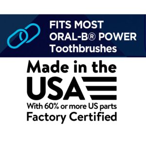 Equate EasyFlex Total Power Replacement Brush Heads for Most Oral-B® Power Toothbrushes, White (2 Count), Compare to Oral-B® Precision Clean® - Image 23