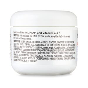 Equate Emu Oil Cream Blue Topical Rub, 4 oz, Compare to Original Blue-Emu® Super Strength - Image 7