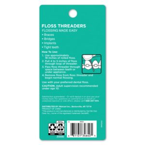 Equate Floss Threader with Case for Making Flossing Simple (50 Count, 1 Case), Compare to Dentek® Floss Threaders - Image 3