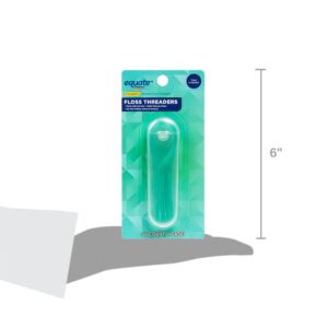 Equate Floss Threader with Case for Making Flossing Simple (50 Count, 1 Case), Compare to Dentek® Floss Threaders - Image 4