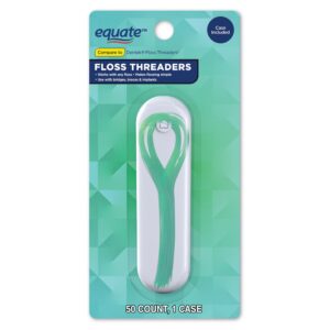 Equate Floss Threader with Case for Making Flossing Simple (50 Count, 1 Case), Compare to Dentek® Floss Threaders - Image 7