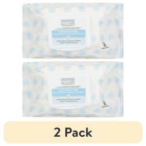 Equate Makeup Remover Cleansing Towelette Wipes for Face Care, Fragrance Free & Alcohol Free (40 Count), Compare to Neutrogena® Makeup Remover Cleansing towelettes Fragrance Free - Image 3
