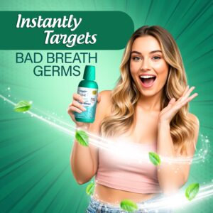 Equate Smooth Mint Fresh Breath Alcohol-Free Oral Rinse, 16 fl oz, Compare to TheraBreath® Fresh Breath Oral Rinse - Mild Mint - Image 3