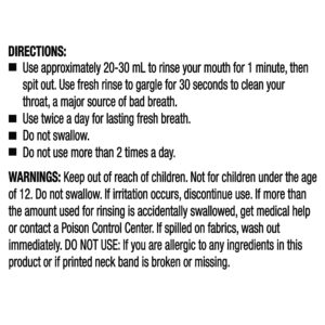 Equate Smooth Mint Fresh Breath Alcohol-Free Oral Rinse, 16 fl oz, Compare to TheraBreath® Fresh Breath Oral Rinse - Mild Mint - Image 9