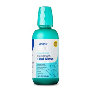 Equate Smooth Mint Fresh Breath Alcohol-Free Oral Rinse, 16 fl oz, Compare to TheraBreath® Fresh Breath Oral Rinse - Mild Mint - Image 15
