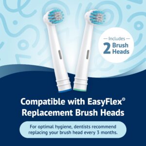 Equate Infinity Kids Battery Power Oscillating Toothbrush with Antibacterial Bristles (1 Handle, 2 Brush Heads, 1 AA Battery) - Image 6
