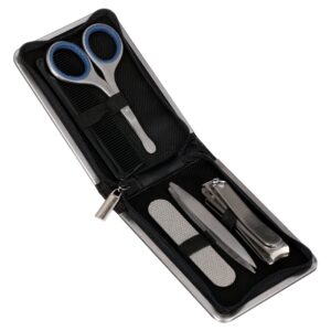 Equate Men's 6 Piece Complete Grooming Kit with Black Case - Image 6