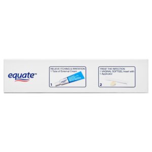 Equate Miconazole 1 Day Antifungal Combination Pack with Vaginal Insert and Cream, 1 Insert + 9g Tube, Compare to Monistat® 1 Active Ingredients - Image 10