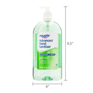 Equate Advanced Hand Sanitizer with Aloe, 32 fl oz - Image 6