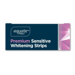 Equate Premium Sensitive Teeth Whitening Strips, 14 EasyFit Treatments, Enamel Safe - Image 9