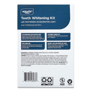 Equate Teeth Whitening Kit (4 Gel Pens + 1 LED Light), Compare to Smile Direct™ Bright On, compare to Smile Direct™ Bright On - Image 6