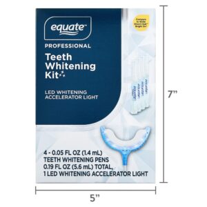 Equate Teeth Whitening Kit (4 Gel Pens + 1 LED Light), Compare to Smile Direct™ Bright On, compare to Smile Direct™ Bright On - Image 7