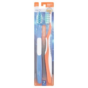 Equate Pure Health Toothbrush with Tongue & Cheek Cleaner, Soft Bristles (4 Count), Compare to Oral-B® Crossaction™ All In One™ - Image 15