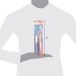 Equate Pure Health Toothbrush with Tongue & Cheek Cleaner, Soft Bristles (4 Count), Compare to Oral-B® Crossaction™ All In One™ - Image 17