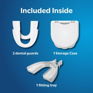 Equate Grind No More Classic Dental Guard, One Size Fits All, with 2 Dental Guards 1 Storage Case and Fitting Tray, Compare to Dentek® Professional-Fit™ Dental Guard - Maximum Protection - Image 5