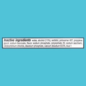 Equate Restoring Anticavity Fluoride Mouthwash, Refreshing Mint, 1 L, Compare to Act® Restoring™ Anticavity Fluoride Mouthwash Active Ingredient - Image 5