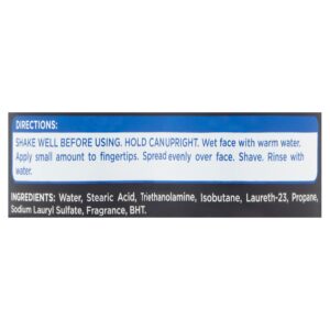 Equate Sensitive Skin Shave Foam, 11 oz - Image 9