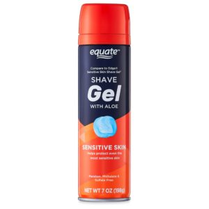 Equate Sensitive Skin Shave Gel with Aloe, 7 oz, Compare to Edge® Sensitive Skin Shave Gel - Image 3
