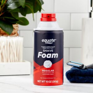 Equate Shave Foam, Regular, 10 oz - Image 3