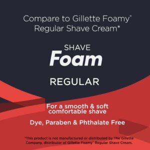 Equate Shave Foam, Regular, 10 oz - Image 4
