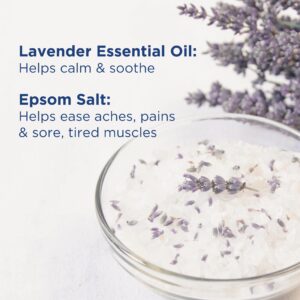 Equate Epsom Salt, Soothing Lavender, 7 lb, Compare to Dr Teal's® Epsom Salt Soaking Solution - Image 4