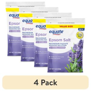 Equate Epsom Salt, Soothing Lavender, 7 lb, Compare to Dr Teal's® Epsom Salt Soaking Solution - Image 7