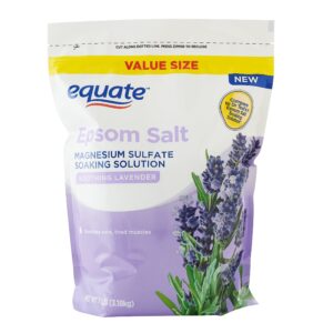 Equate Epsom Salt, Soothing Lavender, 7 lb, Compare to Dr Teal's® Epsom Salt Soaking Solution - Image 8