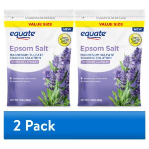 Equate Epsom Salt, Soothing Lavender, 7 lb, Compare to Dr Teal's® Epsom Salt Soaking Solution - Image 9