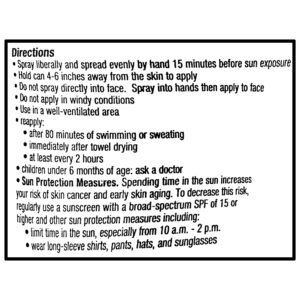 Equate Sport Broad Spectrum Sunscreen Spray, SPF 70, 5.5 oz - Image 5