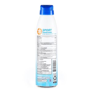 Equate Sport Broad Spectrum Sunscreen Spray, SPF 70, 5.5 oz - Image 6