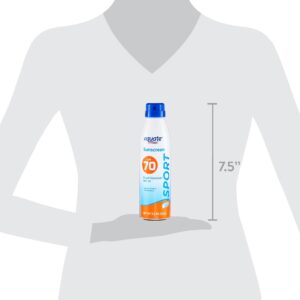 Equate Sport Broad Spectrum Sunscreen Spray, SPF 70, 5.5 oz - Image 7