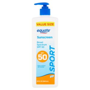 Equate Sport Sunscreen Lotion, SPF 50, 32 fl oz - Image 10